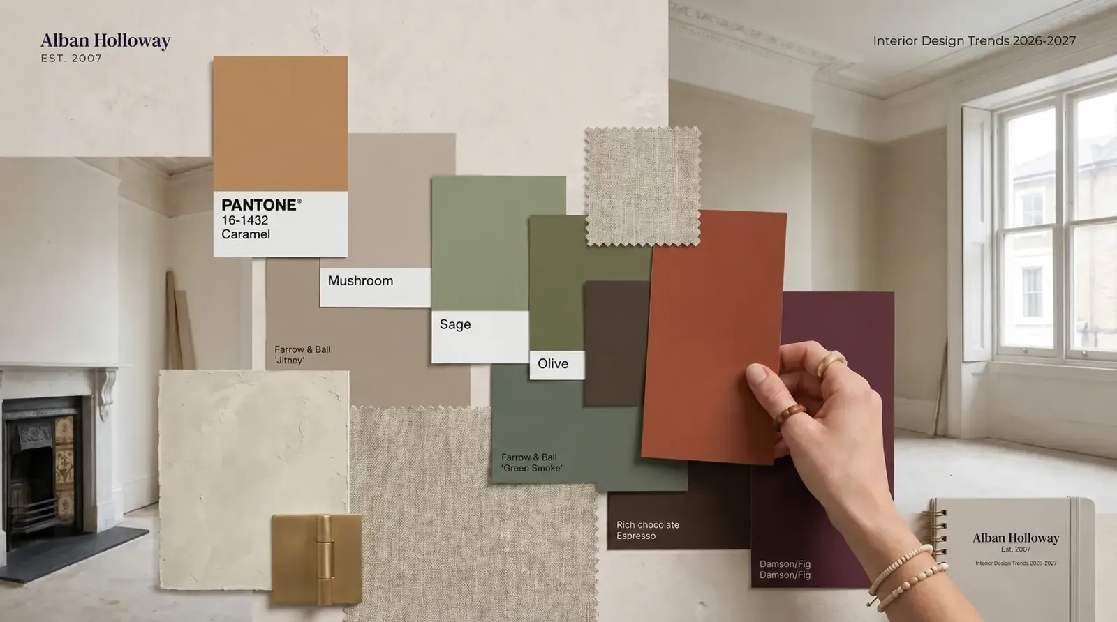 Interior Design Trends London 2026–2027: Colours, Techniques & What They Mean for Your Property